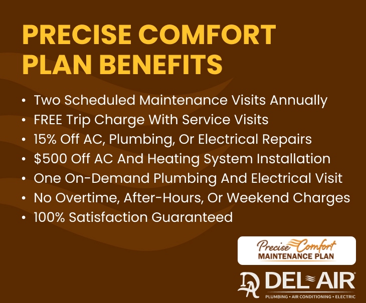 Del-Air Maintenance Plan Benefits